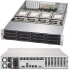 Фото #1 товара Supermicro SuperChassis 829HE1C4-R1K02LPB - Rack - Server - Black - ATX,EATX - 2U - HDD - Network - Power - Power fail - System