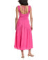 Madison Miles Midi Dress Women's Pink M