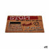 Фото #1 товара Дверной Коврик Stop Чёрный Красный Натуральный Кокосовое волокно 40 x 1,5 x 60 cm (12 штук)