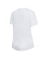 ფოტო #3 პროდუქტის Women's White, Charcoal Las Vegas Raiders Sonata T-shirt and Leggings Set