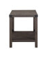 Фото #2 товара Farmhouse Metal-X Accent Table with Lower Shelf