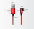 Фото #10 товара Kątowy kabel przewód do iPhone USB - Lightning MFI 2.4A 1m czarny