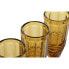 Set of cups Home ESPRIT Amber Crystal 150 ml (6 Units)