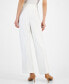 ფოტო #10 პროდუქტის Straight-Leg Modern Crepe Dress Pants