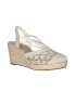 ფოტო #1 პროდუქტის Women's Tonessa Memory Foam Stretch Espadrille Wedge Sandals