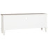 TV furniture Home ESPRIT White Natural Metal Fir 150 x 36 x 56 cm