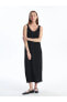 LCW U Yaka Düz Askılı Kadın Elbise