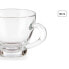 Piece Coffee Cup Set Transparent Glass 80 ml (24 Units)