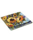 Sunflower Bouquet Square Platter 12.5"