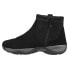 Фото #3 товара Easy Spirit Elton Round Toe Zippered Pull On Booties Womens Black Casual Boots E