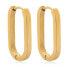 Ageless Gold Plated Oval Earrings VAAXF342G