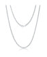 ფოტო #1 პროდუქტის Diamond cut Franco Chain 2.5mm Sterling Silver 30" Necklace