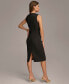 ფოტო #2 პროდუქტის Women's Sleeveless V-Neck Beaded Dress