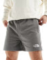 The North Face Glacier fleece shorts in grey Exclusive at ASOS