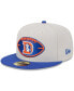 Фото #1 товара Men's Stone/Royal Denver Broncos 2024 Sideline Historic 59FIFTY Fitted Hat