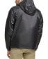 Men's Stretch Hooded Zip-Front Rain Jacket