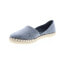 Фото #4 товара Miz Mooz Costa Womens Gray Canvas Slip On Loafer Flats Shoes 6