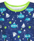 ფოტო #2 პროდუქტის Baby Boys Three Piece Snug Fit Pajama Set