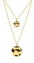 Double gold plated necklace Echo BJ10A0201