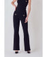 Фото #2 товара Women's Shank Button Knit Pants