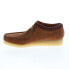 Фото #9 товара Clarks Wallabee 26165806 Mens Brown Suede Oxfords & Lace Ups Casual Shoes