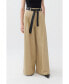 ფოტო #1 პროდუქტის Women's High Waist Pleated Pants