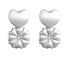 MASIVE SECURITY earring closures - 1 pair Silver