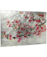 Фото #2 товара "Cherry Blossom I" Reverse Printed Tempered Glass Leaf, 32" x 48" x 0.2"