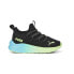Фото #1 товара Puma One4all Fade Slip On Toddler Boys Black, Blue, Green Sneakers Casual Shoes