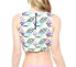 Фото #3 товара SHOSHANNA Womens Swimwear Multi Color Sleeveless Crop Bikini Top Size XL