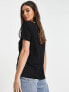 Фото #2 товара ASOS DESIGN Tall relaxed v neck t-shirt in black