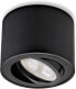 Фото #2 товара Sweet Led Surface-mounted spotlight, dimmable, black, flat, aluminium ceiling spotlights, replaceable 5 W module, surface-mounted light, swivelling ceiling light, round, surface-mounted spotlight, [Energy Class G]