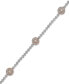 ფოტო #1 პროდუქტის Diamond Circle Bracelet in 14k Rose Gold over Sterling Silver (1/2 ct. t.w.)