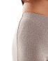 Фото #2 товара COLLUSION pointelle booty short co-ord in grey