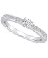 ფოტო #1 პროდუქტის Diamond Engagement Ring (1/2 ct. t.w.) in 14k Gold