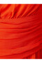 Фото #24 товара Комбинезон Koton Sleeveless V Neck Linen Blend Detailed