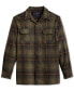Фото #1 товара Men's Original Plaid Button-Down Wool Board Shirt