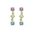 Фото #1 товара Charming dangling earrings with colored crystals Ryver A4887-MDT