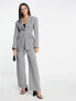 Фото #4 товара & Other Stories co-ord fitted wool blend blazer in black and white check