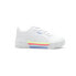 Фото #2 товара Puma Carina 2.0 Stripes Slip On Toddler Girls White Sneakers Casual Shoes 38957