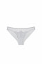 I.D.Sarrieri Womens French Silver Goddess Lace Mesh Brief Size 0 (XS)
