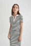 Фото #4 товара Поло Defacto Fitted Striped Polo