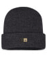 Фото #2 товара Men's Charcoal Purdue Boilermakers Sheer Cuffed Knit Hat