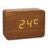 Фото #9 товара TFA 60.2549.08 - Digital alarm clock - Rectangle - Brown - Plastic - °C - Battery