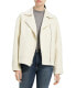 Фото #1 товара Theory Oversized Wool and Cashmere Moto Jacket White Size M