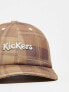 Фото #2 товара Kickers baseball cap in brown check