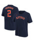 ფოტო #1 პროდუქტის Big Boys Alex Bregman Navy Houston Astros Home Player Name and Number T-shirt