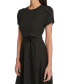 Women's Belted A-Line Dress