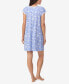 ფოტო #2 პროდუქტის Women's Cap Sleeve Short Nightshirt