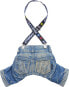 Фото #1 товара DoggyDolly Spodnie z szelkami, jeans, rozmiar-M 59-61cm/81-83cm